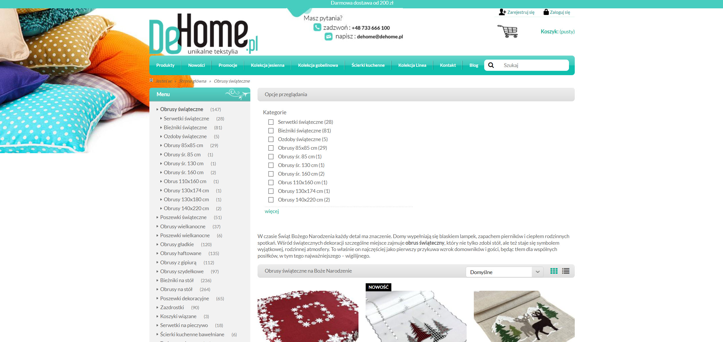 Jak udekorować stół na święta? Obrusy świąteczne jako baza aranżacji