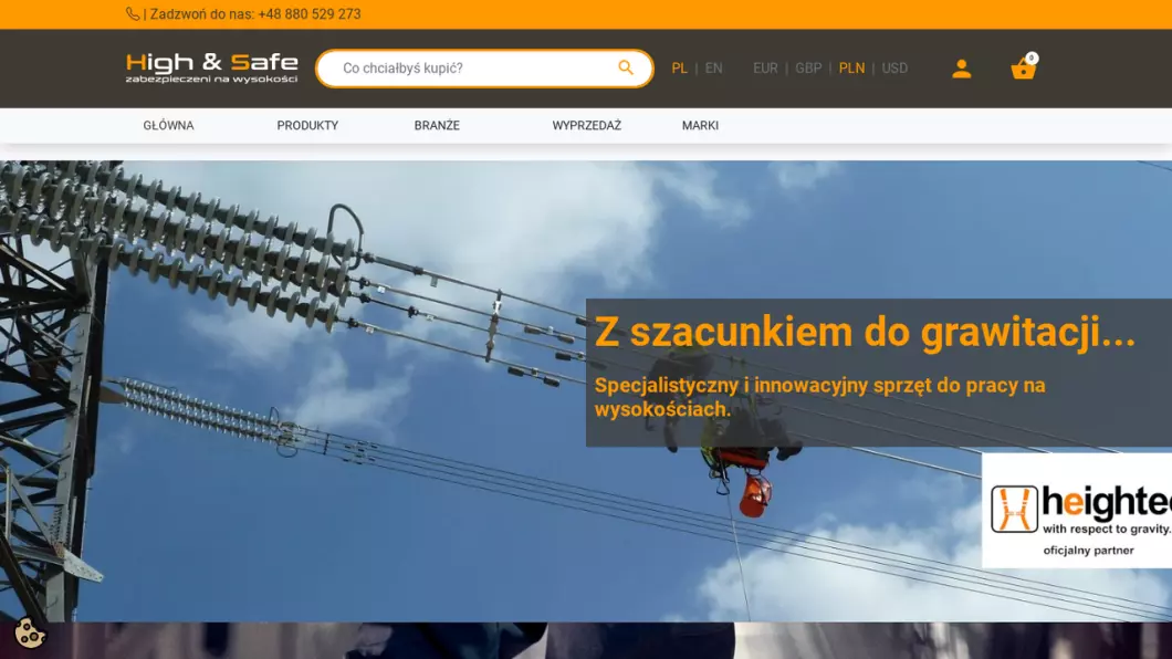 Zrzut ekranu strony