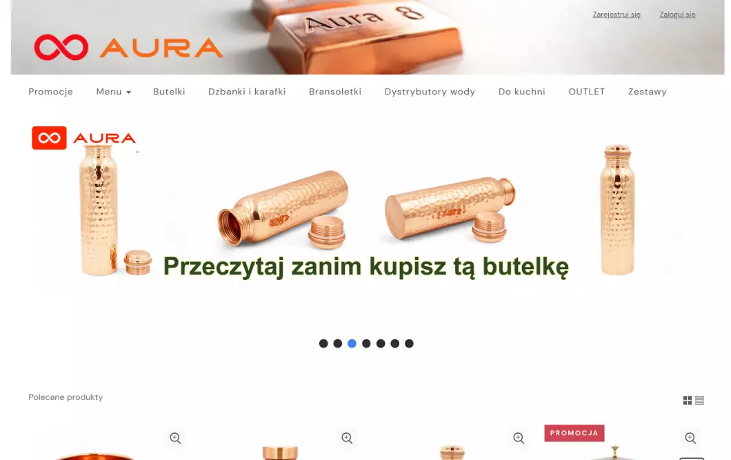 Zrzut ekranu strony